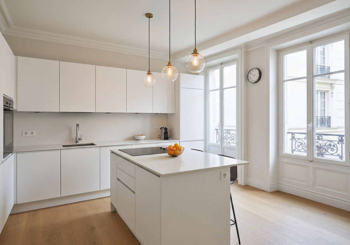 Rénovation cuisine Paris moderne