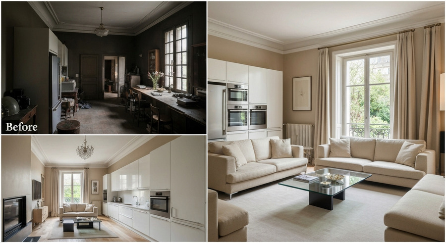 Renovation Appartement - Nova Habitat Île-de-France à Cergy