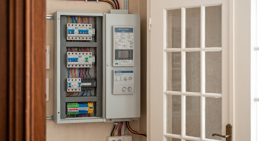 Tableau électrique moderne installé - Garges-lès-Gonesse