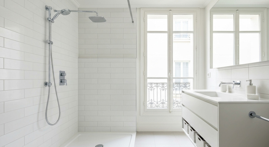 Rénovation Salle de Bain Mours (95) - Nova Habitat | Artisan Expert Val-d'Oise