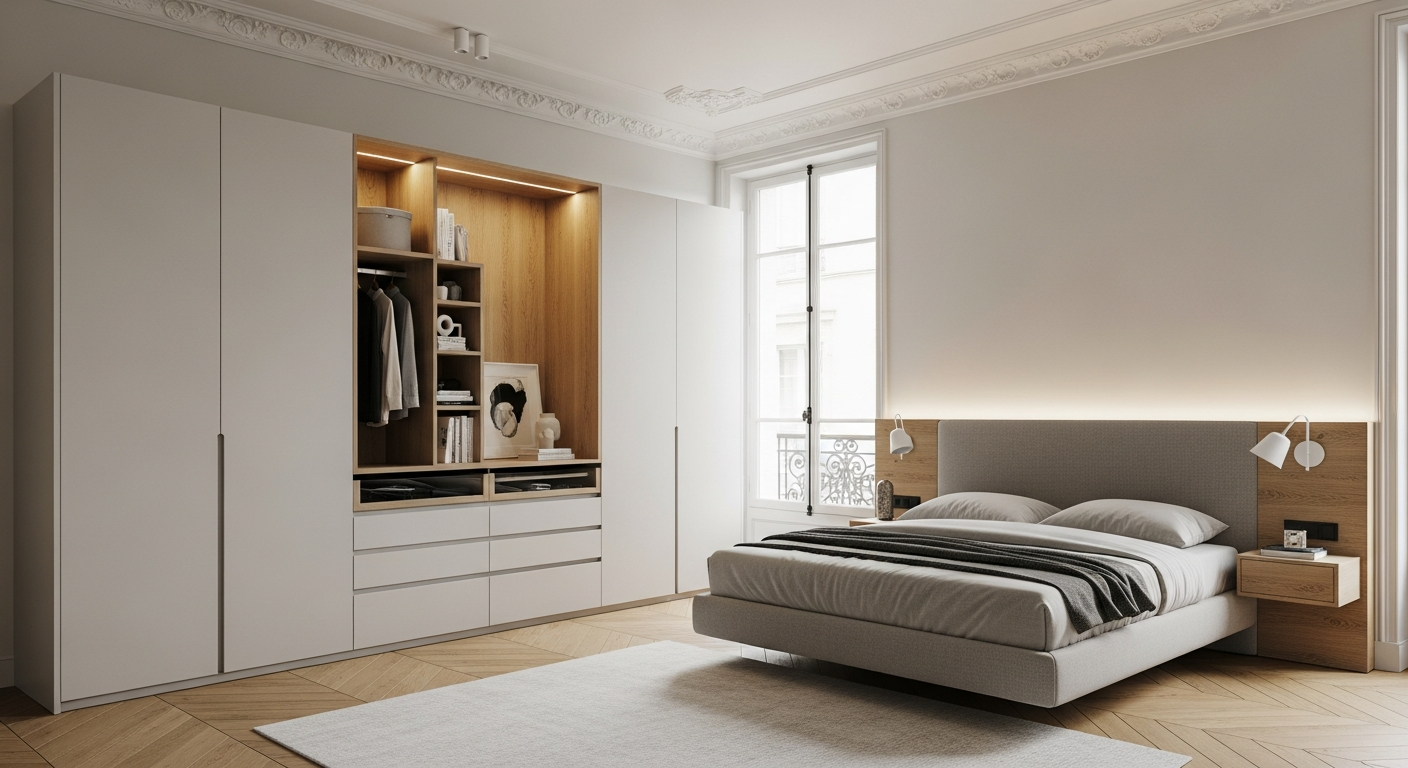 Salle à manger moderne - Rénovation appartement par Nova Habitat