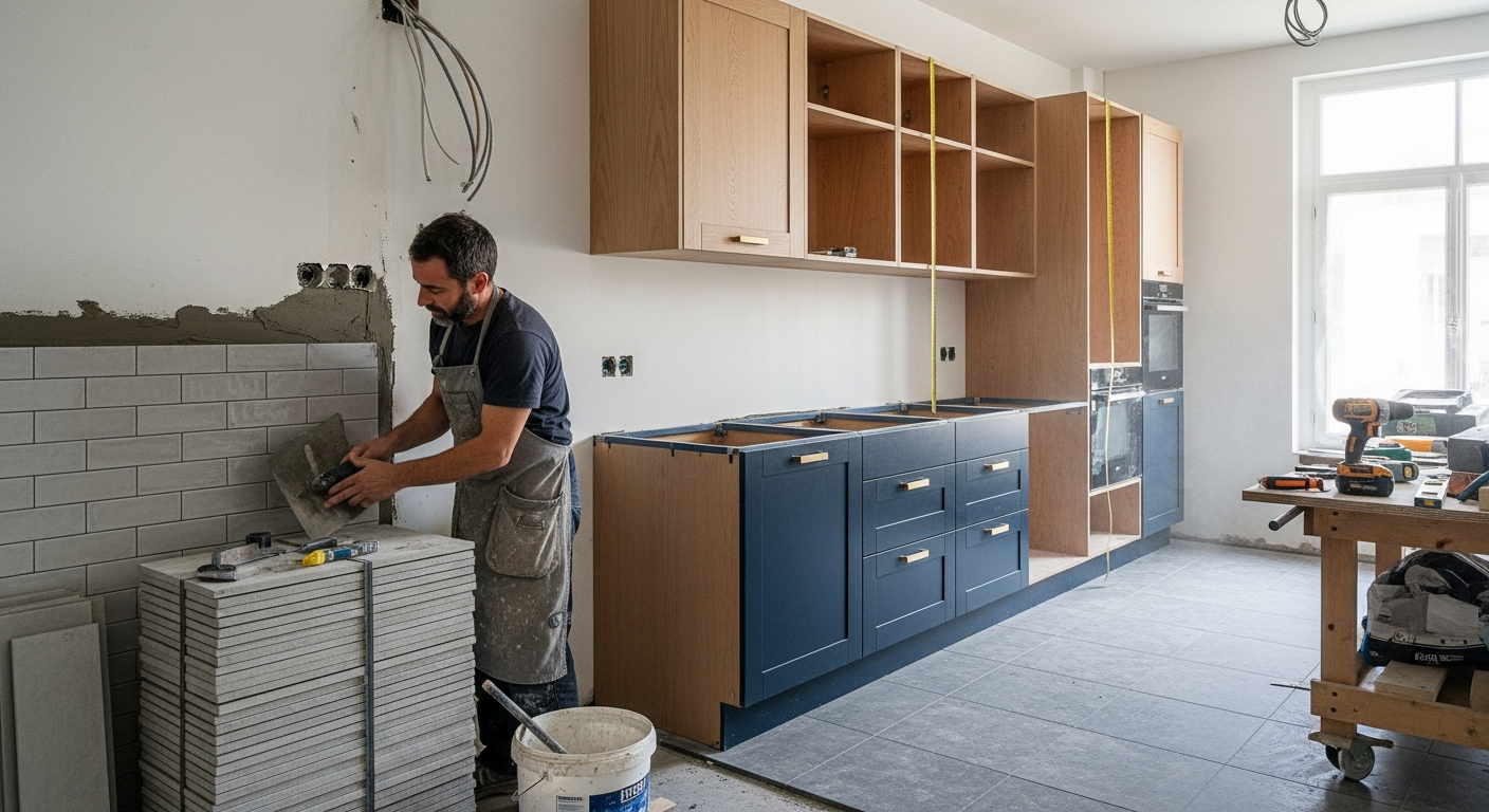 Réalisation Rénovation cuisine à Villiers-le-Bel (95400) Villiers-le-Bel 95400 - Nova Habitat